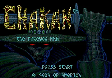 Chakan (USA, Europe) screen shot title